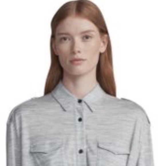 Rag & Bone Gray Heather Leyton Wool Blend Casual Dress Size Medium - Picture 5 of 8